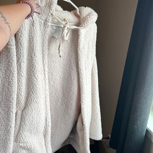 oversized sherpa jacket